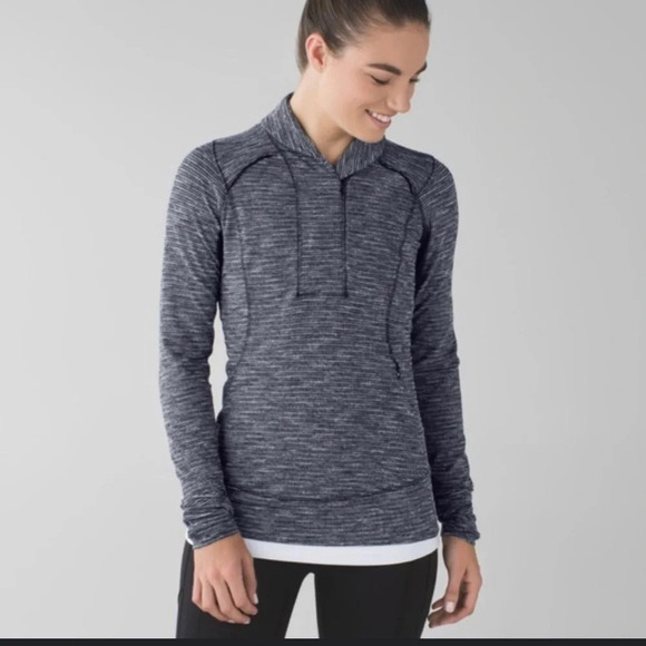 LULULEMON ‘Think Fast’ Half Zip Pullover size 4 - Picture 1 of 5